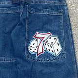 Y2K Baggy Jeans men Harajuku 2000s vintage Embroidered high quality jeans new Hip Hop streetwear men women Casual wide leg jeans