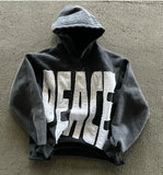 FOESCE Y2K Gothic Retro Harajuku Embroidered Letters Super Dalian Hoodies for Men and Women American Hip-hop New Trend Sports Hoodies