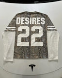 FOESCE Y2K Women T Shirt  Sports Shirt Male Gothic Oversize Camouflage Leaf pattern Long Sleeves T Shirt Hip Hop Sweatshirt Streetwear