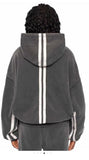 FOESCE Y2K Zip Up Hoodie Men Clothing New Fashion Stripe Graphic High Quality Oversized Hoodie Sweatshirt Punk Hip Hop Tops Streetwear
