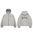 FOESCE Y2k America Street Leather Jacket Retro Trendy Brand Star Letter Embroidery Zipper Jackets Outdoor Motorcycle Coat Windbreaker