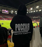FOESCE Y2k Casual Fashion Black Versatile Letter Printed Pullovers American Style Streetwear Oversized Sweatshirts Couple Daily Hoodies
