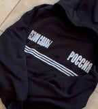 FOESCE Y2k Casual Fashion Black Versatile Letter Printed Pullovers American Style Streetwear Oversized Sweatshirts Couple Daily Hoodies