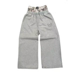 FOESCE Y2k Fashion Stripes Pants New American Retro Hip Hop Men Women Jogger Drawstring Sweatpants Oversize Cargo Trousers Streetwear