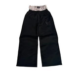 FOESCE Y2k Fashion Stripes Pants New American Trend Hip Hop Men Women Jogger Drawstring Sweatpants Oversize Cargo Trousers Streetwear