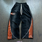 FOESCE Y2k Fashion Stripes Pants New American Trend Hip Hop Men Women Jogger Drawstring Sweatpants Oversize Cargo Trousers Streetwear