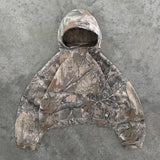FOESCE Y2k Hoodie New Leaf pattern Camouflage Loose Sweatshirt Mens Womens American Retro Street Hip Hop Streetwear Unisex Camo Hoodies
