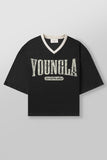 FOESCE YA T-shirts Men Summer New Sports Leisure Round Neck Fashion Loose And Comfortable Clothing Gym Running Shirts man