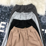 FOESCE Yao888 Kanye Fleece Pure Cotton Long Pant For Men High Streetwear Sweatpants Casual Oversize Simple Sport Trousers