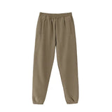 FOESCE Yao888 Kanye Fleece Pure Cotton Long Pant For Men High Streetwear Sweatpants Casual Oversize Simple Sport Trousers