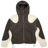 FOESCE y2k Harajuku fashion oversized coat couple casual loose sports hoodie High Street granular fleece half-covered hoodie men