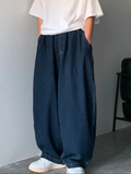 Foesce Unisex Wide Leg Cargo Pants Streetwear Baggy Jeans Spring Autumn Men Korean Jeans Loose Straight Male Brand Clothing New