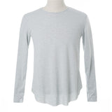 HOT  Autumn Casual Men T-Shirt Solid Color Long Sleeve Slim Fit T Shirt Man Casual T Shirts New Fashion Brand Men Clothes