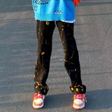 French new embroidery wild high waist y2k retro street skateboard hip hop loose pants long women mopping wide leg pants tide ins