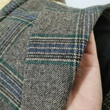 Foesce Americana Hombre Wool Blend Suit Mens Business Versatile Luxury Casual Chaqueta Hombre Formal Coat Fashion Tweed  Blazers Men