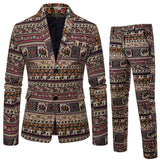 Foesce New Men's Fashion Suit Two-piece Casual Suit  Fashion Men Blazer Mens Suits with Pants