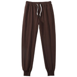 Vintage Sports Sweatpants Spring Autumn New Cotton Brown Joggers Fitness Casual Pencil Pants Loose Home Comfortable Sweatpants