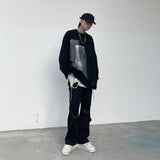 Gothic Cat T Shirt Streetwear Punk Tshirt Harajuku Summer Tops Spring Long Sleeve Couple Cool Ulzzang Loose Japan T-Shirt Male