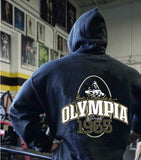 Fall Men's Fashion New Orsay Commemorative Fitness Hooded Sweatshirt Trend Loose Olympia Casual Running Sports Tops