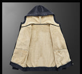 Cashmere Suit Winter Men Tracksuit Fleece Warm Hoodie Pants Clothing Winter Casual Men Set Plus Size Velvet 2 Pieces Set