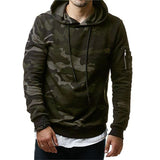 Foesce New Mens Camouflage Sweatshirts Hooded Sweatshirts Male Clothing Fashion Military Hoody For Men Printed Hooie