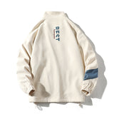 Foesce Bomber Jacket Men Letter Printed Outerwear Streetwear Fashion Plus Size Loose Windbreaker Coat Male Clothing 5XL