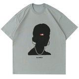 Foesce Tshirt Harajuku Streetwear Creative Print Punk Rock Gothic Tees Shirts Hip Hop Summer Casual Loose T-Shirts Tops