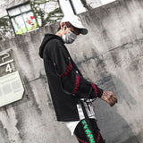 Hoodies Male Hip Hop Punk Streetwear Pullover Fashion Casual Sweatshirts Black Color Sweatshirt Hot Spring Autumn Boy Girl Top