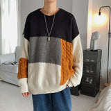 Winter Thick Sweater Men's Warm Fashion Retro Casual Knitted Pullover Men Wild Loose Korean Knitting Sweaters Mens Clothes M-2XL