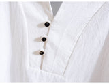 Foesce-(Shirt +shorts) summer new arrival men shirt Man Cotton and linen shirts Short sleeve men's casual shirts men size M to 5XL