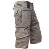 Foesce Men's Military Cargo Shorts  Army Camouflage Tactical Joggers Shorts Men Cotton Loose Work Casual Short Pants Plus Size 5XL