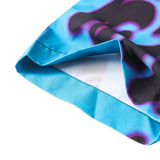 Hip Hop Fire Flame Casual Button Shirt Mens Fashion Casual Short Sleeve Shirts Summer Hawaiian Beach Shirts Man Tee Tops