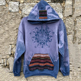 Foesce 1 Vintage Rose Skull Printed Long Sleeve Men's Hooded Sweatshirt Autumn Casual Hoodies For Men Fashion Hoodie Tops Streetwear