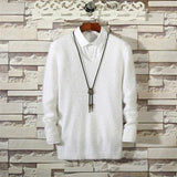 Man Winter Sweater High Collar Black Mohair Sweatshirt Slim Fit Pullover Long Sleeve Thermal Sweater Sweater Designers Mens