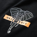 Foesce Plus size Hoodie Men Brand New Elephant Print Streetwear Harajuku Pullover Sweatshirts Male Cotton Hoody Oversized Tops 8XL