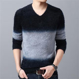 Man Winter Sweater High Collar Black Mohair Sweatshirt Slim Fit Pullover Long Sleeve Thermal Sweater Sweater Designers Mens