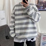 Spring Men Classic Striped Hoodies Mens Hip Hop Streetwear Sweatshirt Male Casual Trend Cotton Pullover M-5XL