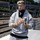 Autumn muscle brothers new tide brand stretch long-sleeved T-shirt ins sports and fitness bottoming shirt men's shirt