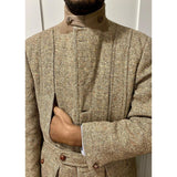 Foesce Smart Casual Men Tuxedos Custom Made Handsome With Belt Blazer Business Wedding Party Groom Suit Coat 1 Piece