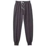 Vintage Sports Sweatpants Spring Autumn New Cotton Brown Joggers Fitness Casual Pencil Pants Loose Home Comfortable Sweatpants
