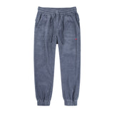 Casual Pants Men Fall/Winter Loose Corduroy Waist Pants Man Korean Style Trendy Overalls Winter Trousers