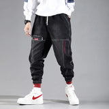 Foesce New Streetwear Hip Hop Cargo Pants Men's jeans Cargo Pants Elastic Harun pants Joggers Pants In Autumn and Spring Men Cloth