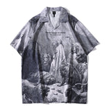 Dark Icon Hawaiian Shirt Men Summer Beach Holiday Men's Shirts Vintage Street Male Top
