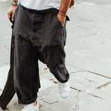 Casual Loose Straight Pants For Mens New Fashion Solid All-match Long Trouser Men Autumn Winter Simple Harajuku Pants Streetwear