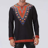 Foesce Odeneho Shirts Men's White Polished Cotton Tops With Dashiki. African Clothing Male Plus Size  Long T shirts