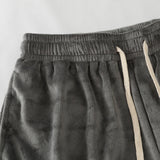 Cargo Shorts Harajuku Hip Hop Side Pockets Velvet Baggy Short Pants Fashion Jogging Summer Loose Streetwear Men Pant