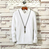 Man Winter Sweater High Collar Black Mohair Sweatshirt Slim Fit Pullover Long Sleeve Thermal Sweater Sweater Designers Mens