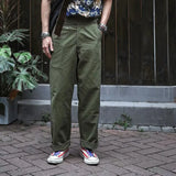 Foesce Gurkha Pants Vintage UK Army Military Trouser For Men Khaki Olive