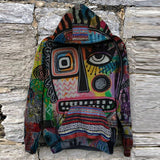 Foesce 1 Vintage Rose Skull Printed Long Sleeve Men's Hooded Sweatshirt Autumn Casual Hoodies For Men Fashion Hoodie Tops Streetwear