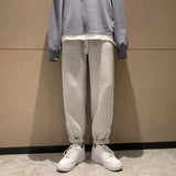 Men's Sweatpants Autumn and Winter Sweatpants Loose Plus Velvet Thickened Sweatpants Men Joggers  Mens Pants